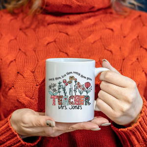 Wildflower Teach Them... Personalized Mug