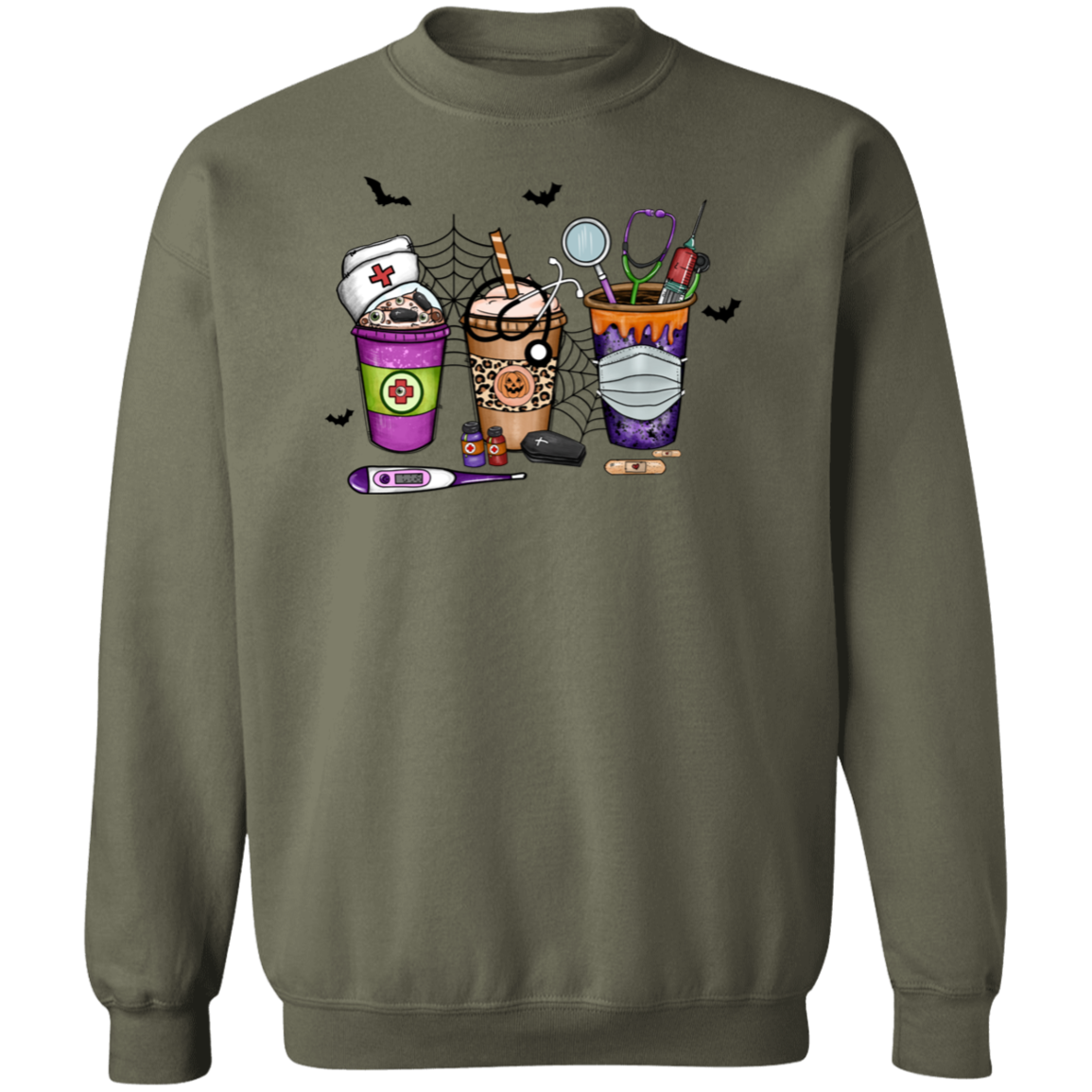 Caffeinated Care Halloween Nurse Latte Delight