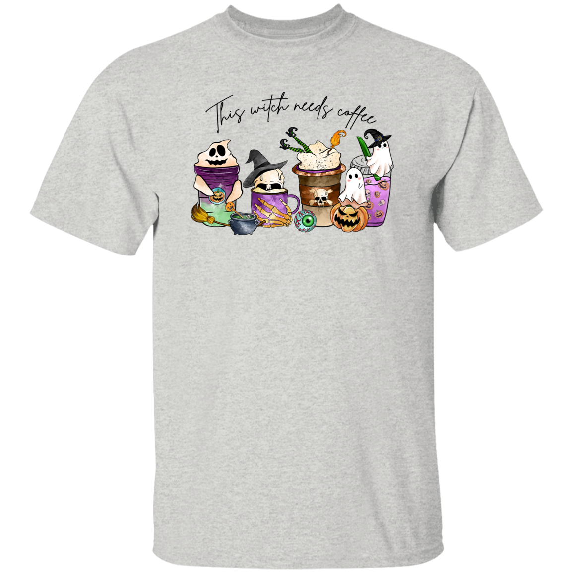 Witchy Brews This Witch Needs Coffee Shirt