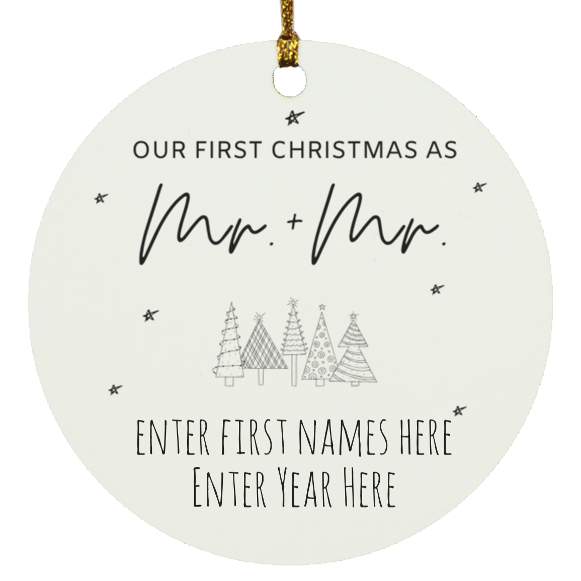 Our First Christmas Personalized Ornament