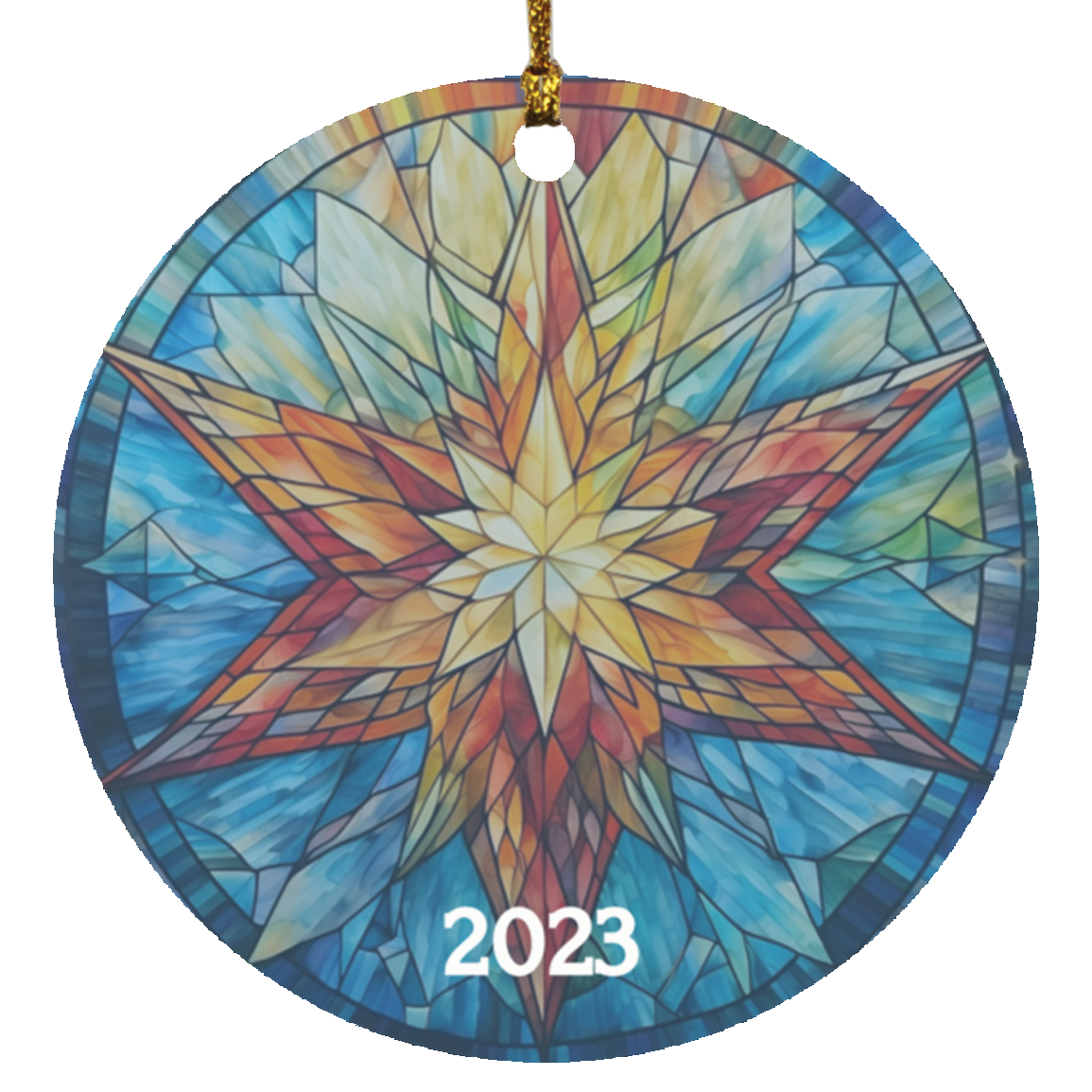 Stained Glass Christmas Ornaments