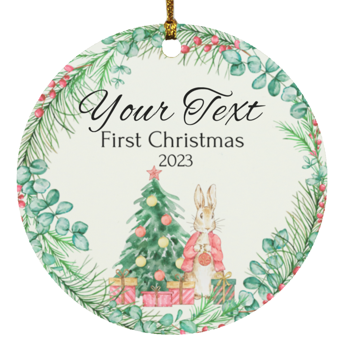 Baby's First Christmas Personalized Ornament