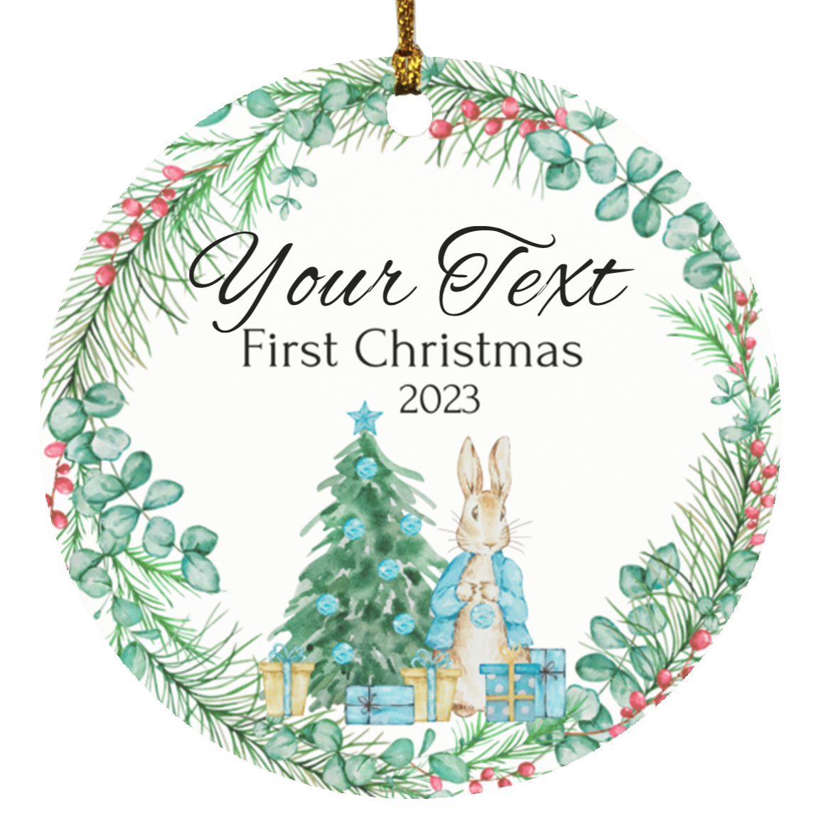 Baby's First Christmas Personalized Ornament