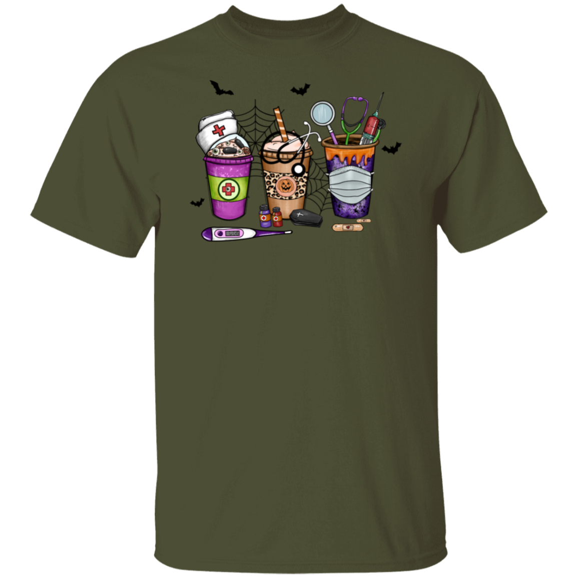 Caffeinated Care Halloween Nurse Latte Delight
