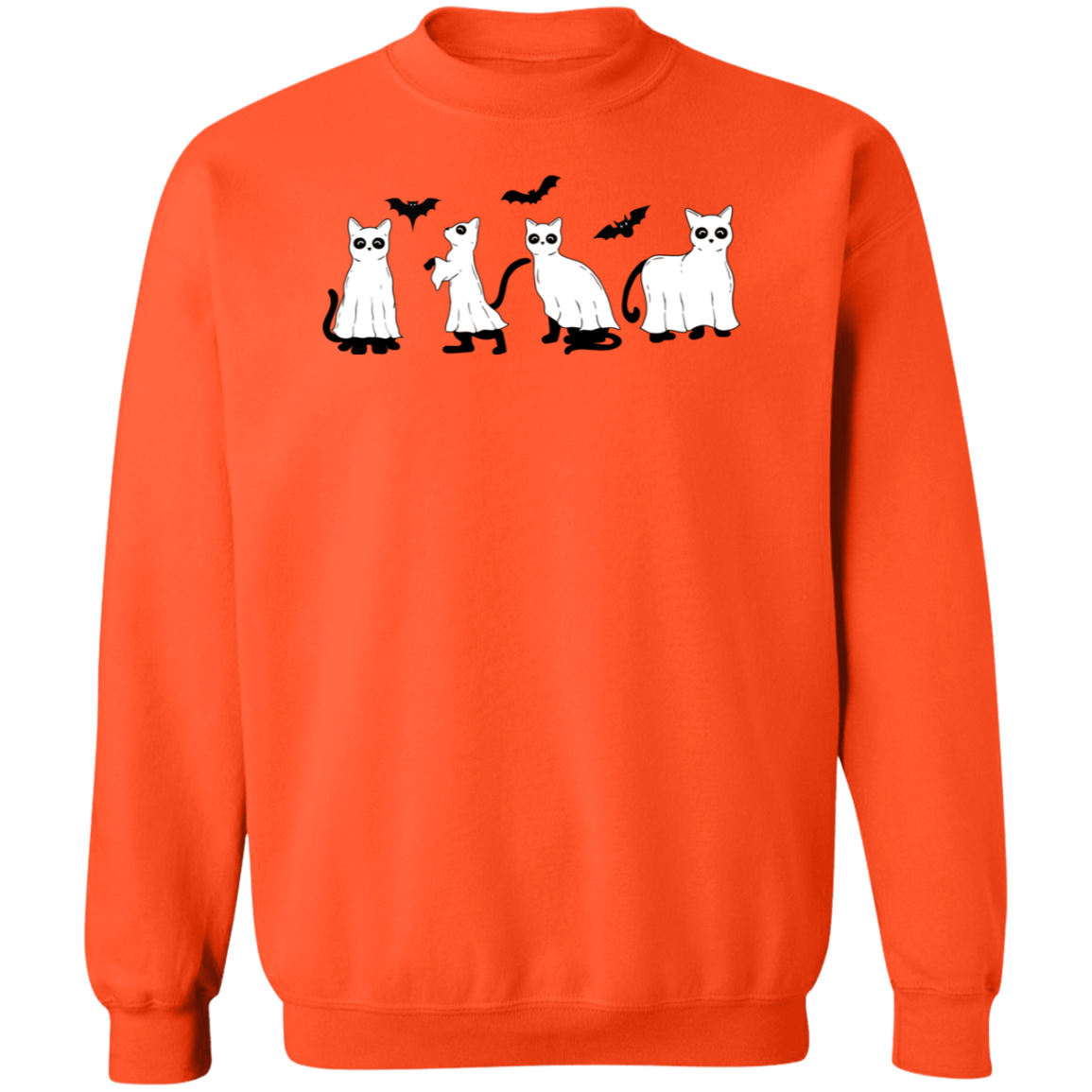 Whiskered Whispers: Premium Cat Ghost Halloween Shirt