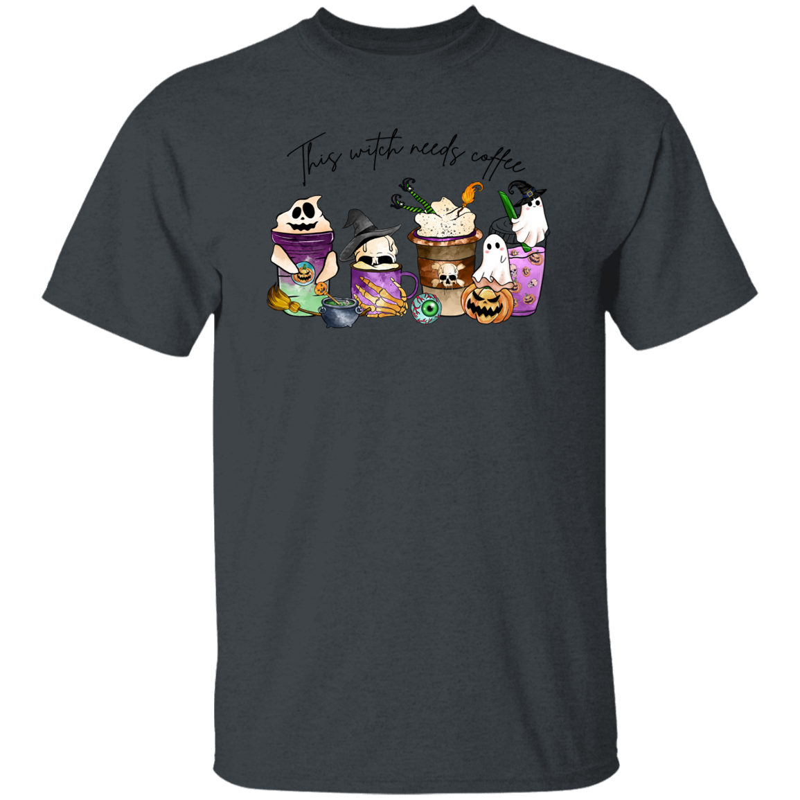 Witchy Brews This Witch Needs Coffee Shirt