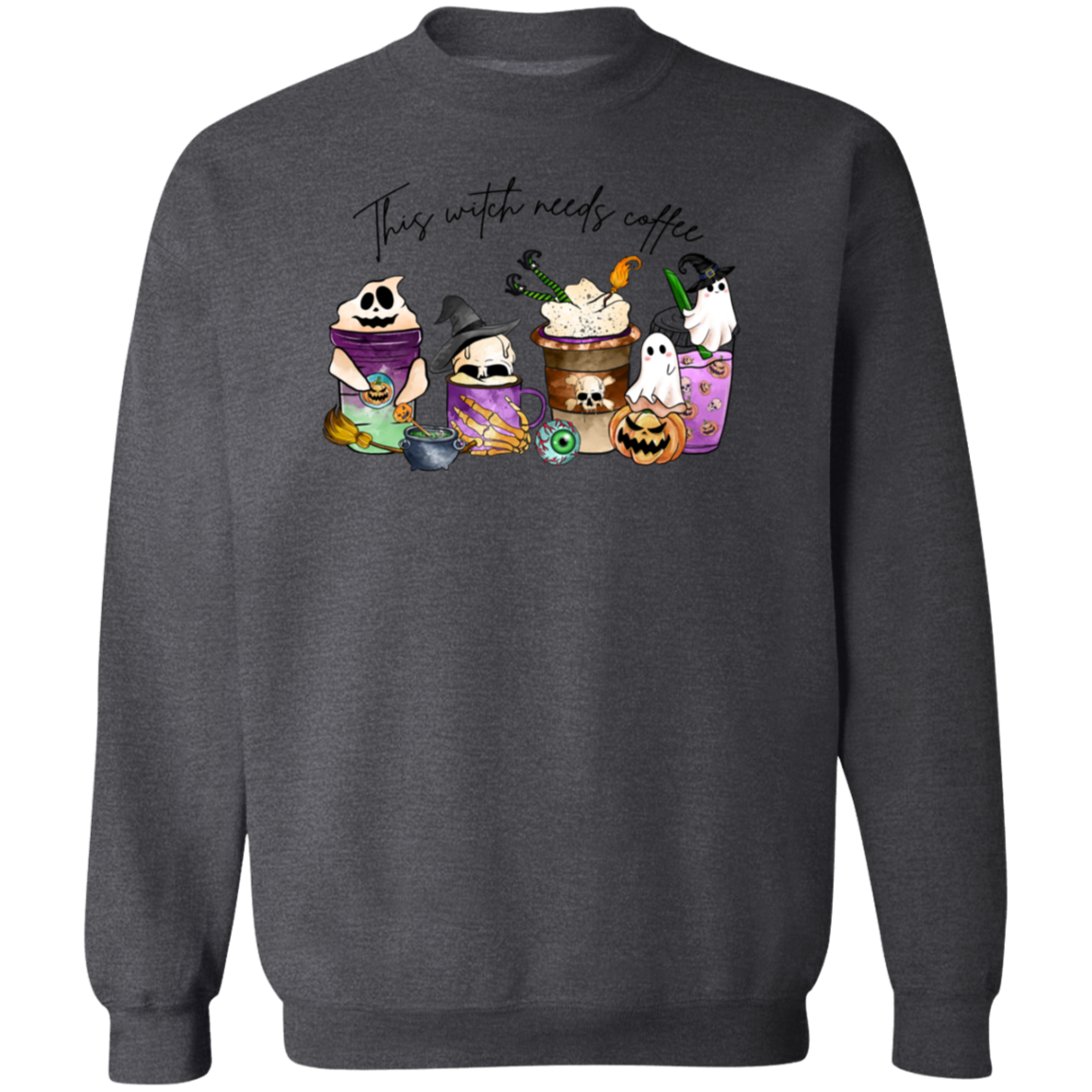 Witchy Brews This Witch Needs Coffee Shirt
