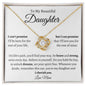 To My Daughter | Everlasting Love Knot Necklace