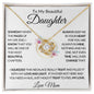 To My Beautiful Daughter | Someday Love Knot Necklace