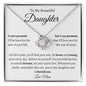 To My Daughter | Everlasting Love Knot Necklace