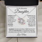 To My Beautiful Daughter | Someday Love Knot Necklace