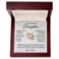 To My Beautiful Daughter | Someday Love Knot Necklace