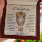 To My Daughter | Never Forget From Dad Love Knot Necklace