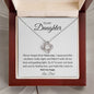 To My Daughter | Guiding Light Love Knot Necklace