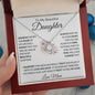 To My Beautiful Daughter | Someday Love Knot Necklace