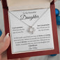 To My Daughter | Everlasting Love Knot Necklace
