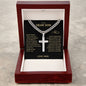 To My Son | Beautiful Chapters Cuban Chain Artisan Cross Necklace