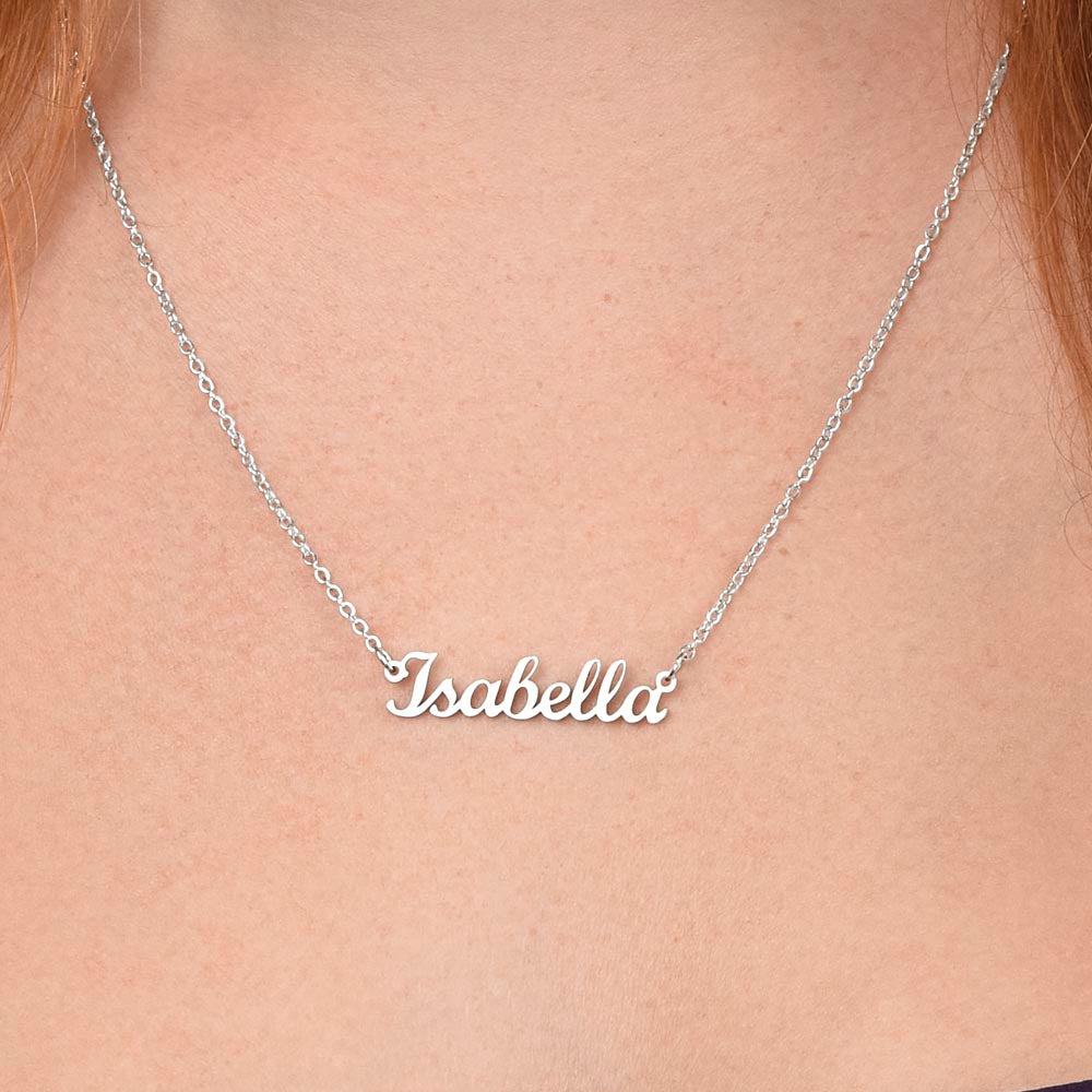 To My Daughter | Guiding Light Personalized Name Necklace