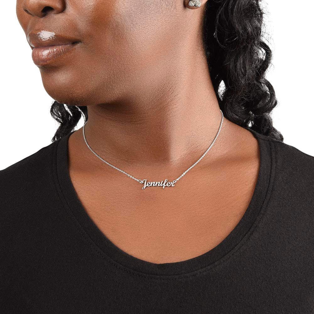 To My Daughter | Guiding Light Personalized Name Necklace