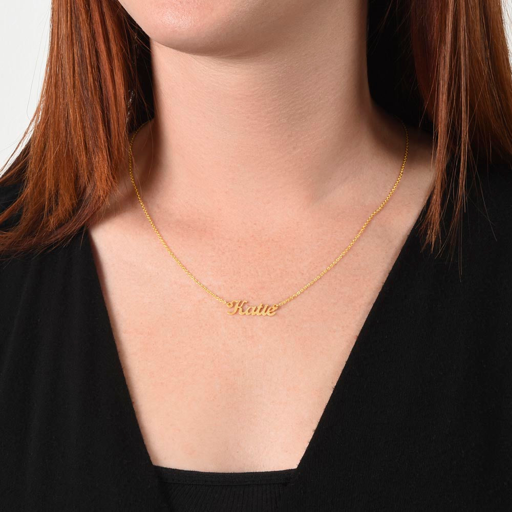 To My Daughter | Guiding Light Personalized Name Necklace