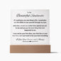 To My Beautiful Soulmate | Special LED Acrylic Plaque