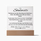 To My Soulmate | Found My Home LED Acrylic Plaque