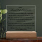 To My Beautiful Soulmate | Special LED Acrylic Plaque