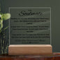 To My Soulmate | Found My Home LED Acrylic Plaque