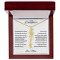 To My Daughter | Custom Birth Flower Name Necklace