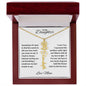 To My Daughter | Custom Birth Flower Name Necklace
