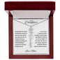 To My Daughter | Custom Birth Flower Name Necklace