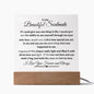 To My Beautiful Soulmate | One Thing LED Acrylic Plaque