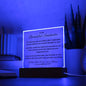 To My Beautiful Soulmate | Special LED Acrylic Plaque