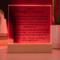 To My Beautiful Soulmate | One Thing LED Acrylic Plaque
