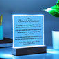 To My Beautiful Soulmate | Special LED Acrylic Plaque