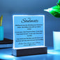 To My Soulmate | Found My Home LED Acrylic Plaque