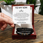 To My Son | Love You Forever Men's Bracelet