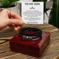 To My Son | Love You Forever Men's Bracelet