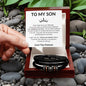 To My Son | Love You Forever Men's Bracelet