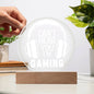 Can't Hear You I'm Gaming LED Acrylic Plaque