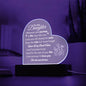 To My Daughter | Your Way Back Home LED Acrylic Plaque