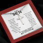 To My Son | Trust In Yourself Cross Necklace