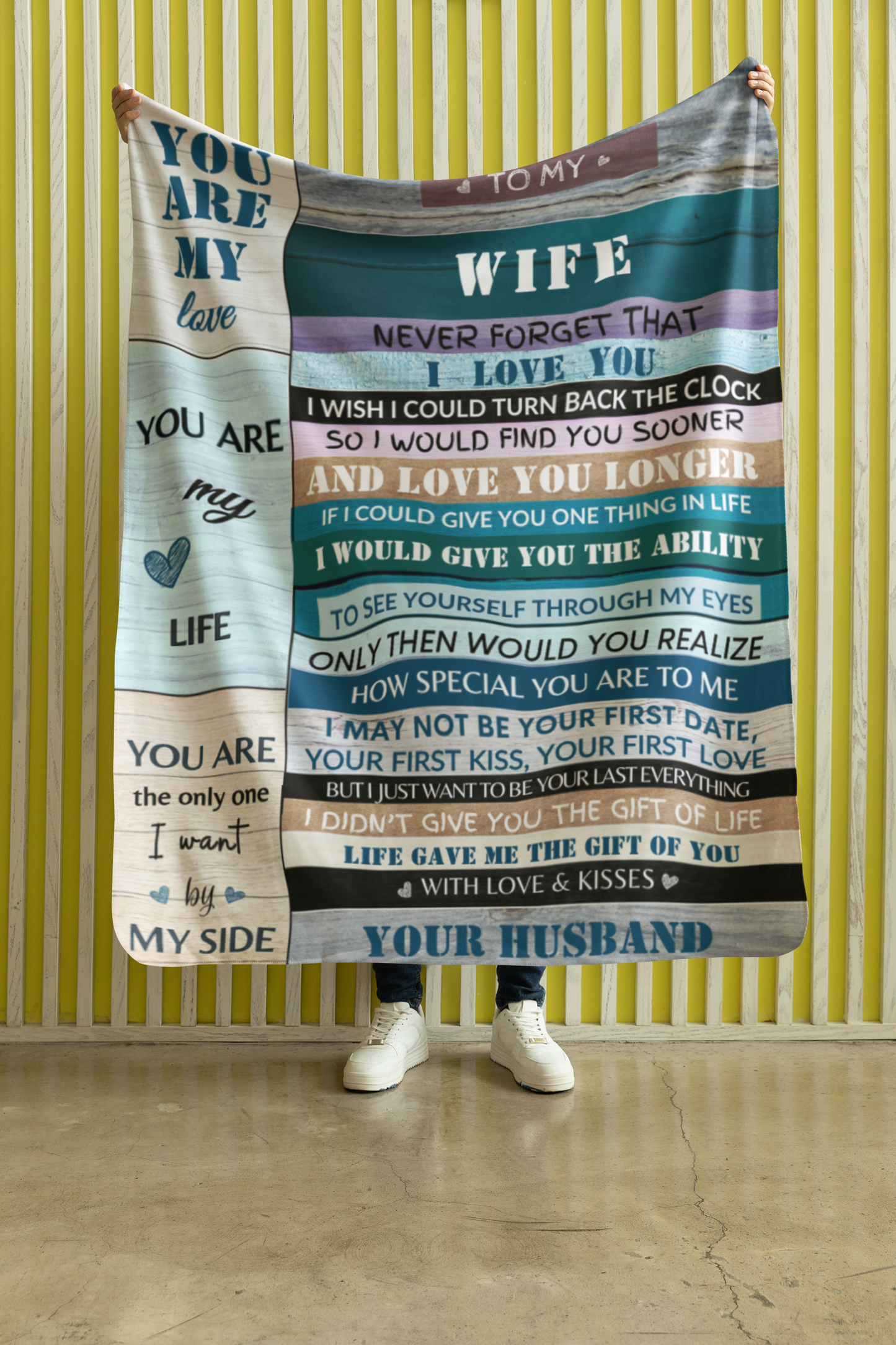 To My Wife | You Are My Love Premium Blanket