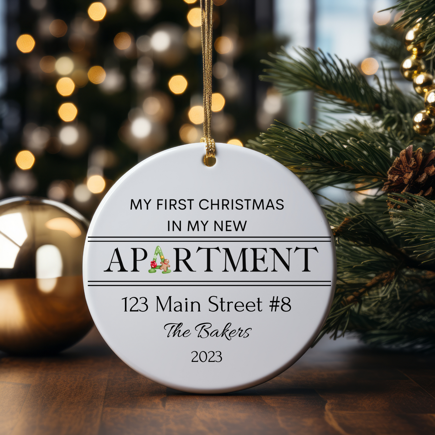 Our First Home Personalized Ornament