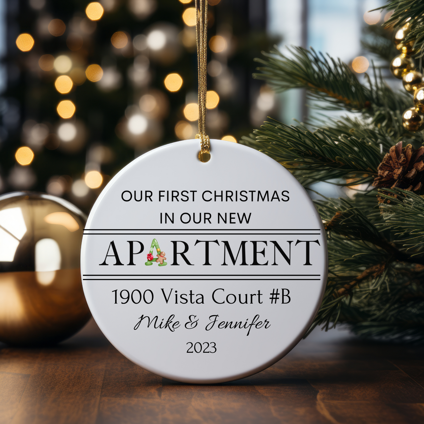 Our First Home Personalized Ornament