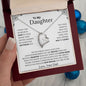 To My Daughter | Never Forget Forever Love Necklace