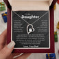 To My Daughter | Proud Forever Love Necklace