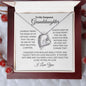 To My Gorgeous Granddaughter | Love and Light Forever Love Necklace