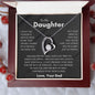 To My Daughter | Proud Forever Love Necklace