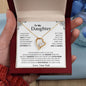To My Daughter | Never Forget Forever Love Necklace